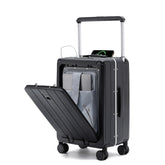 7635 large capacity front opening luggage compartment