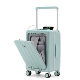 7635 large capacity front opening luggage compartment