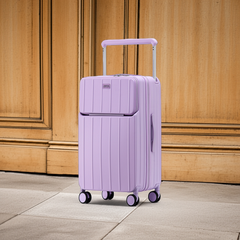 22.5-28" Aluminum Luggage w/ TSA Lock & USB Port