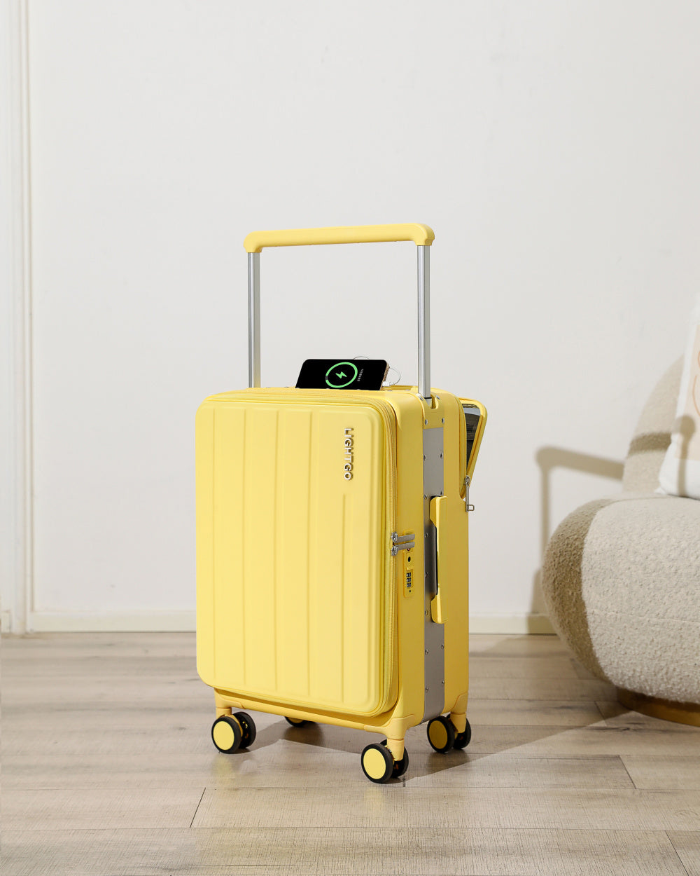 7638 Business Carry-On: Dual Laptop Access, TSA Lock, Silent Wheels