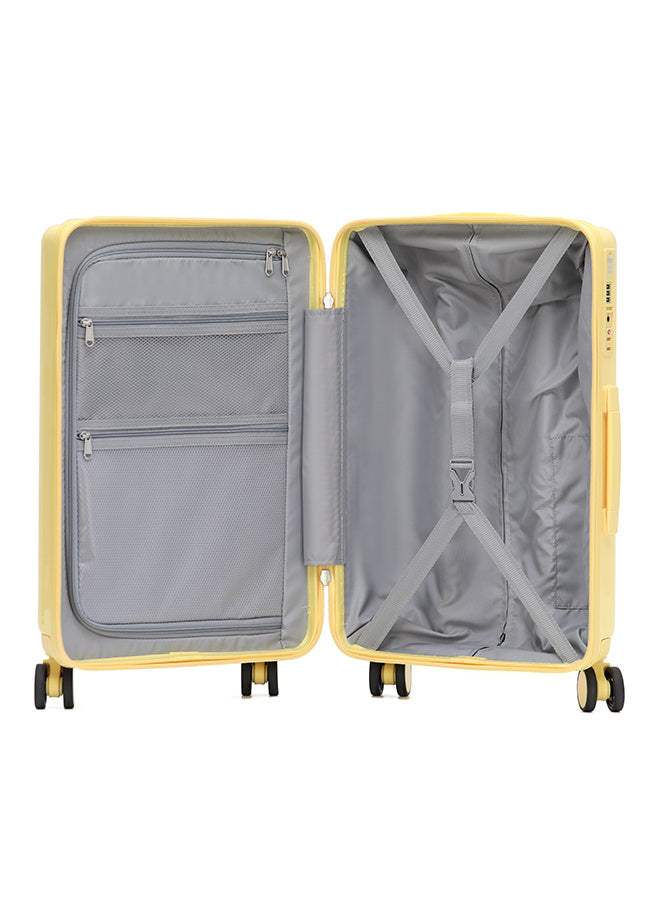LightGo 7624 Suitcase luggage check in size carry-on size with TSA Lock travel case YKK zipper power bank pocket