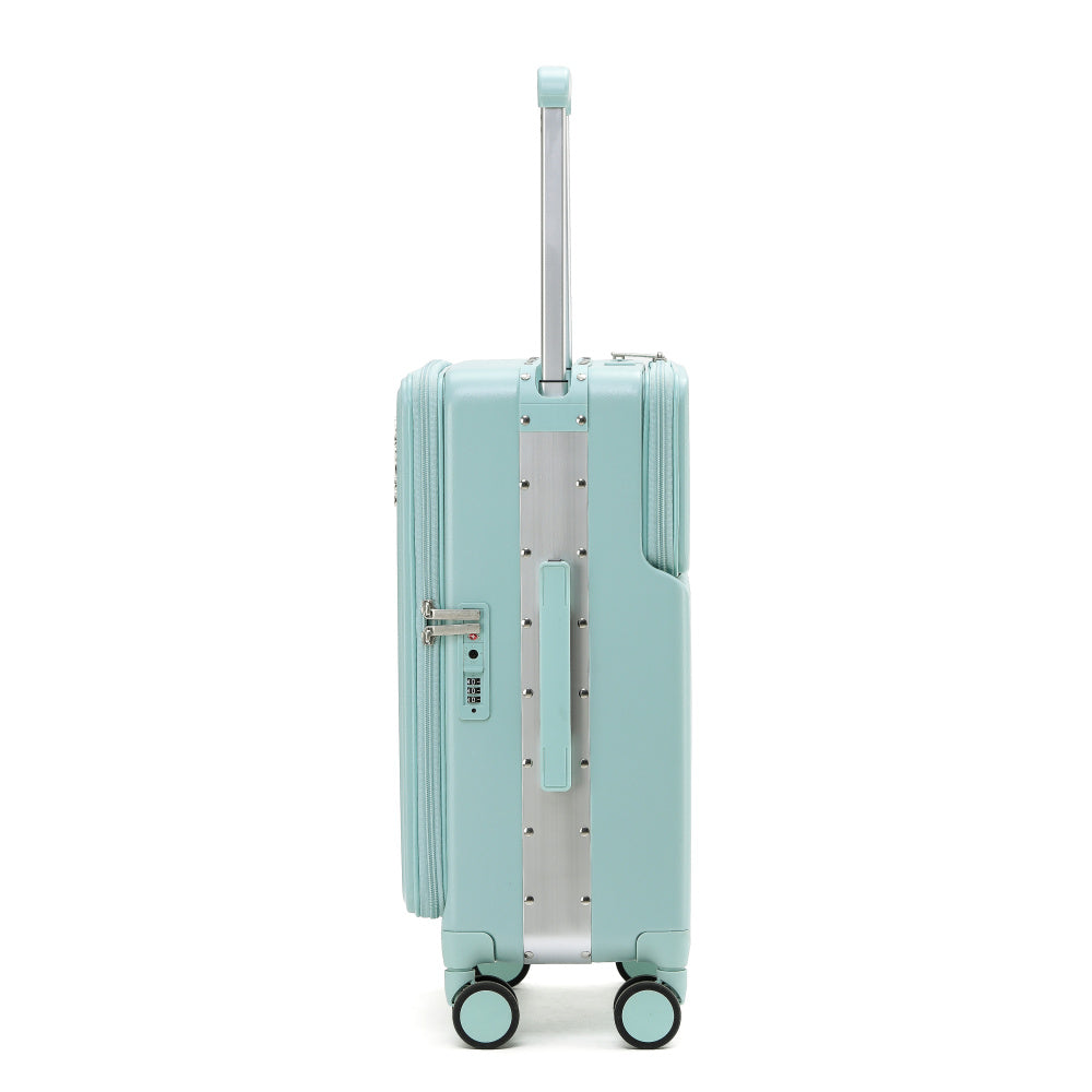 7638 Business Carry-On: Dual Laptop Access, TSA Lock, Silent Wheels