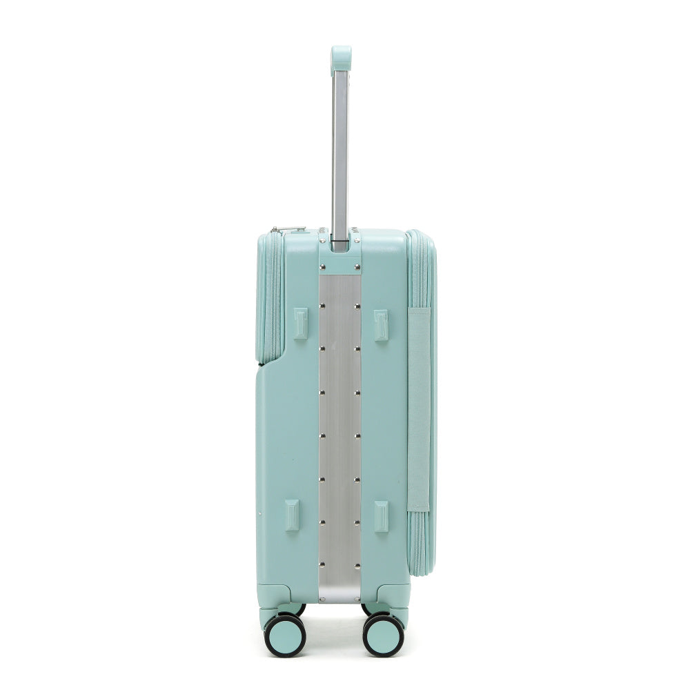 7638 Business Carry-On: Dual Laptop Access, TSA Lock, Silent Wheels