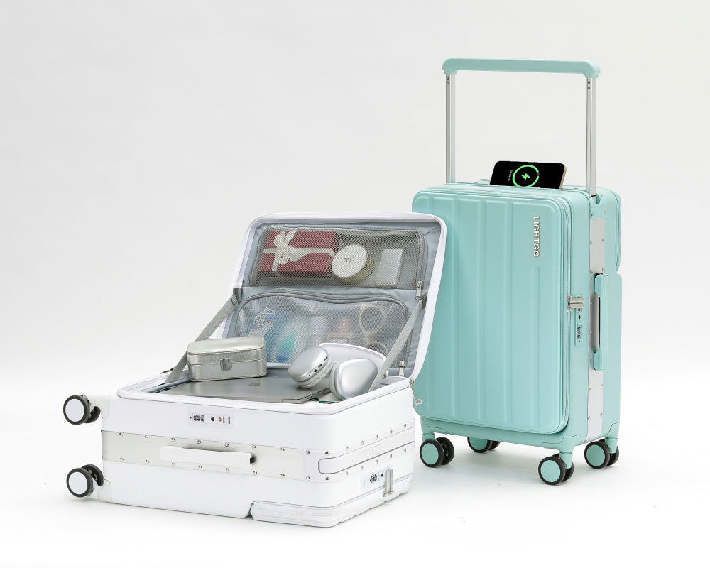 7638 Business Carry-On: Dual Laptop Access, TSA Lock, Silent Wheels
