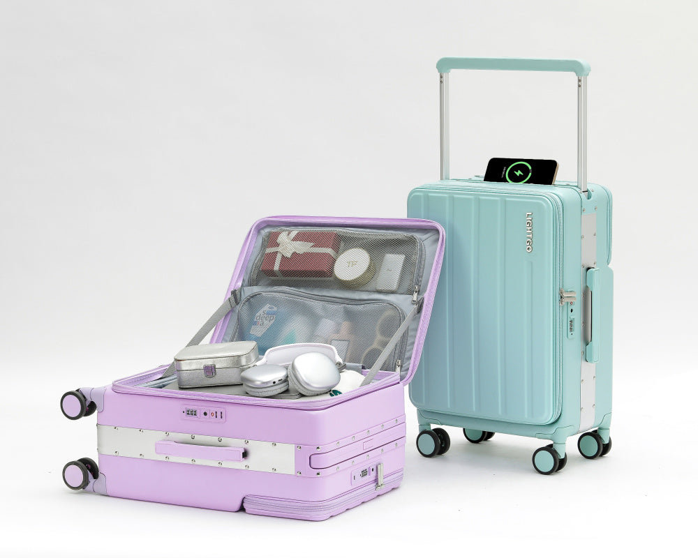 7638 Business Carry-On: Dual Laptop Access, TSA Lock, Silent Wheels