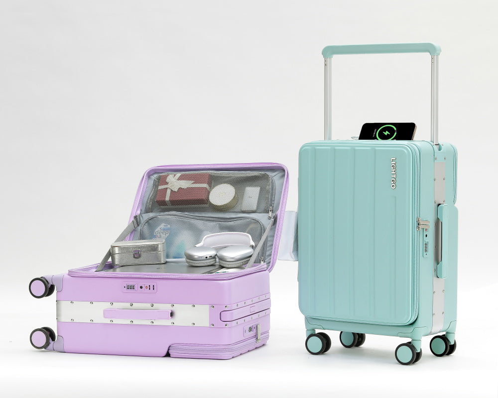 7638 Business Carry-On: Dual Laptop Access, TSA Lock, Silent Wheels
