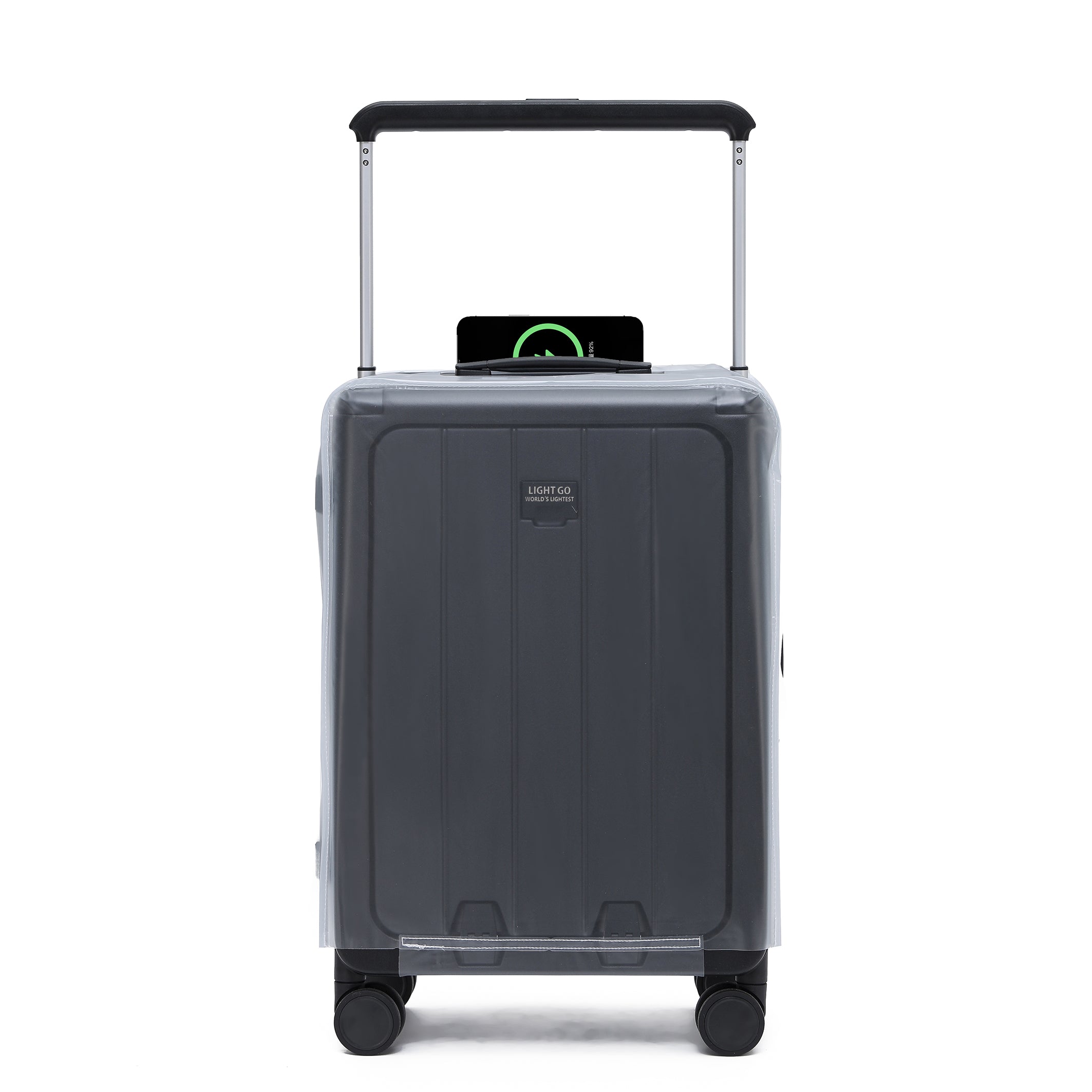 7635 large capacity front opening luggage compartment