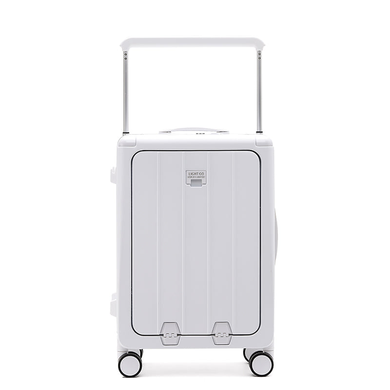 7635 large capacity front opening luggage compartment