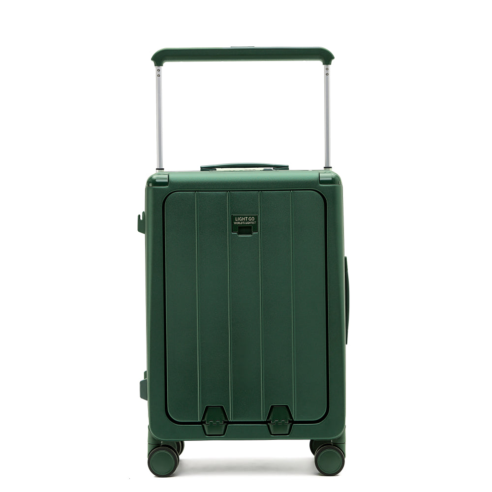 LightGo 7635 New large-capacity suitcase for women with side open luggage with a front opening Suitcase for men