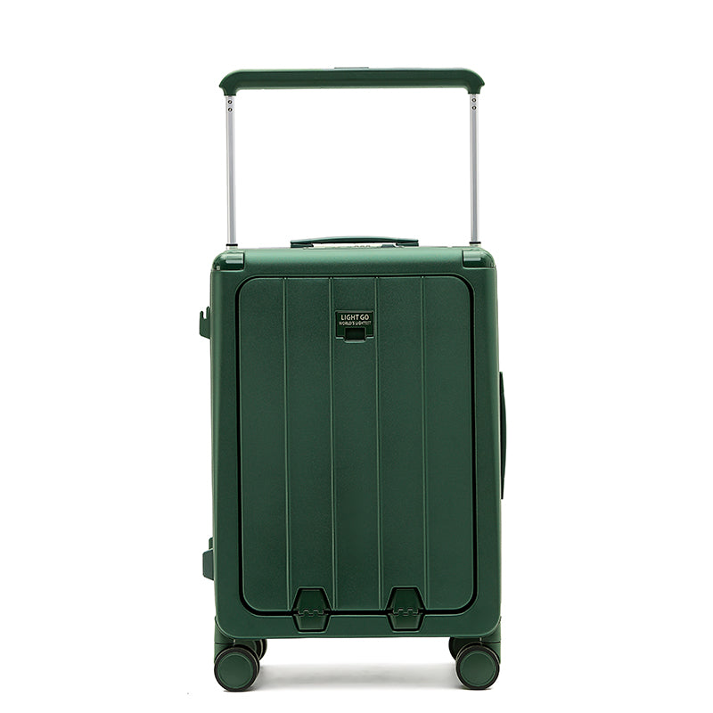 7635 large capacity front opening luggage compartment