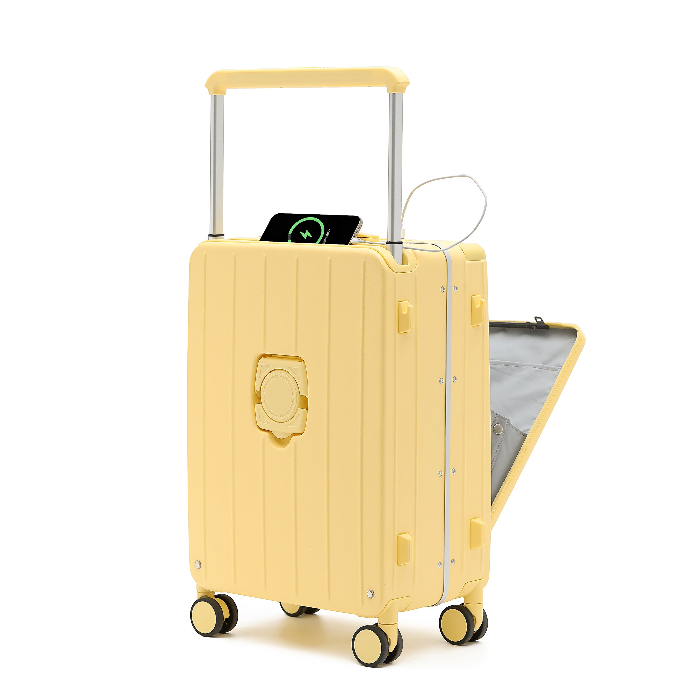7635 large capacity front opening luggage compartment