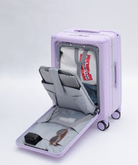 7635 large capacity front opening luggage compartment