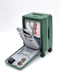 7635 large capacity front opening luggage compartment