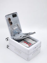 7635 large capacity front opening luggage compartment
