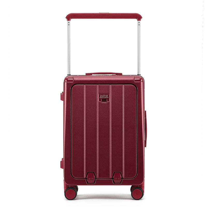 7635 large capacity front opening luggage compartment
