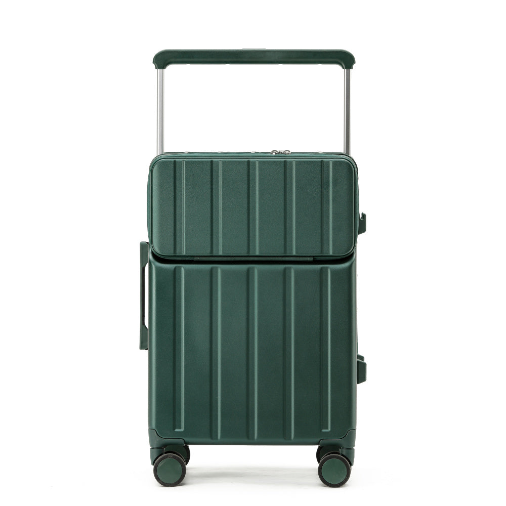 7638 Business Carry-On: Dual Laptop Access, TSA Lock, Silent Wheels