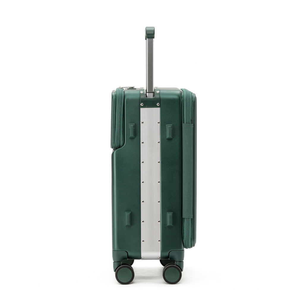 7638 Business Carry-On: Dual Laptop Access, TSA Lock, Silent Wheels