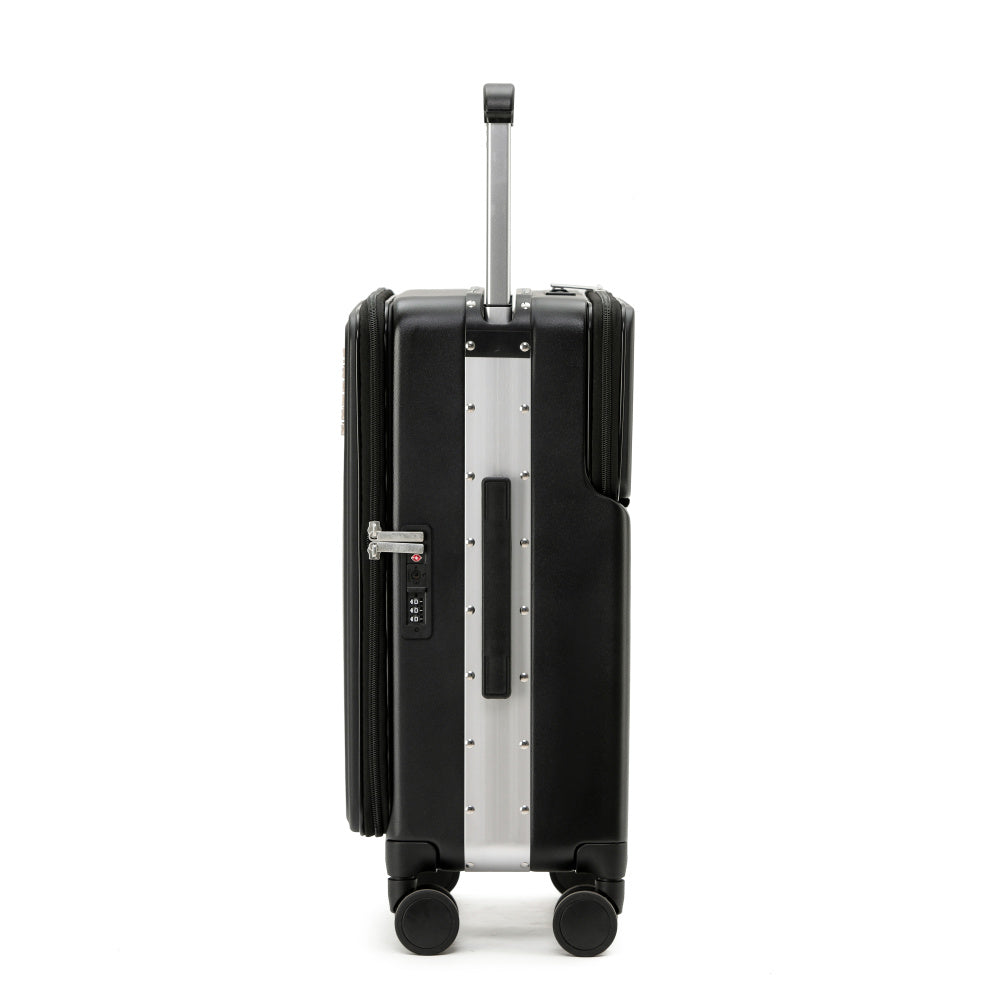 7638 Business Carry-On: Dual Laptop Access, TSA Lock, Silent Wheels