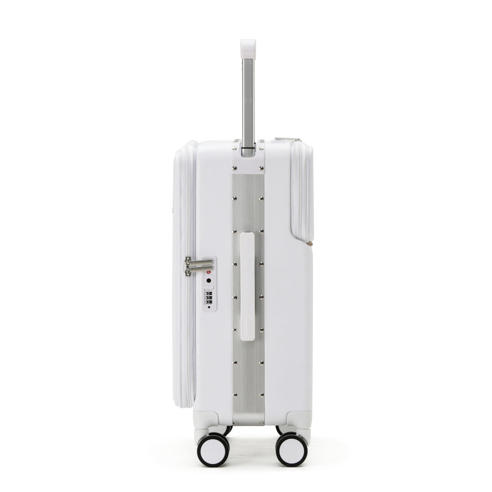 7638 Business Carry-On: Dual Laptop Access, TSA Lock, Silent Wheels