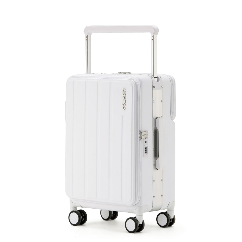 7638 Business Carry-On: Dual Laptop Access, TSA Lock, Silent Wheels