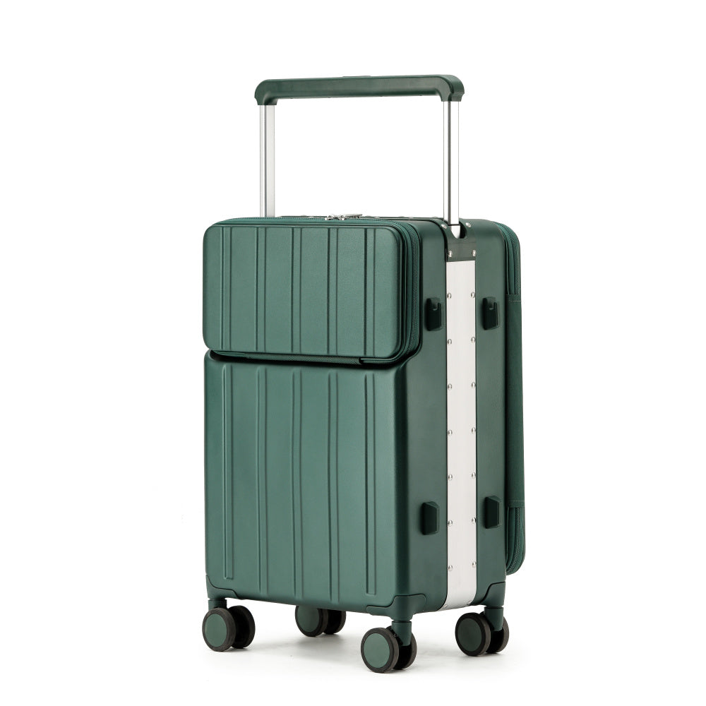 7638 Business Carry-On: Dual Laptop Access, TSA Lock, Silent Wheels
