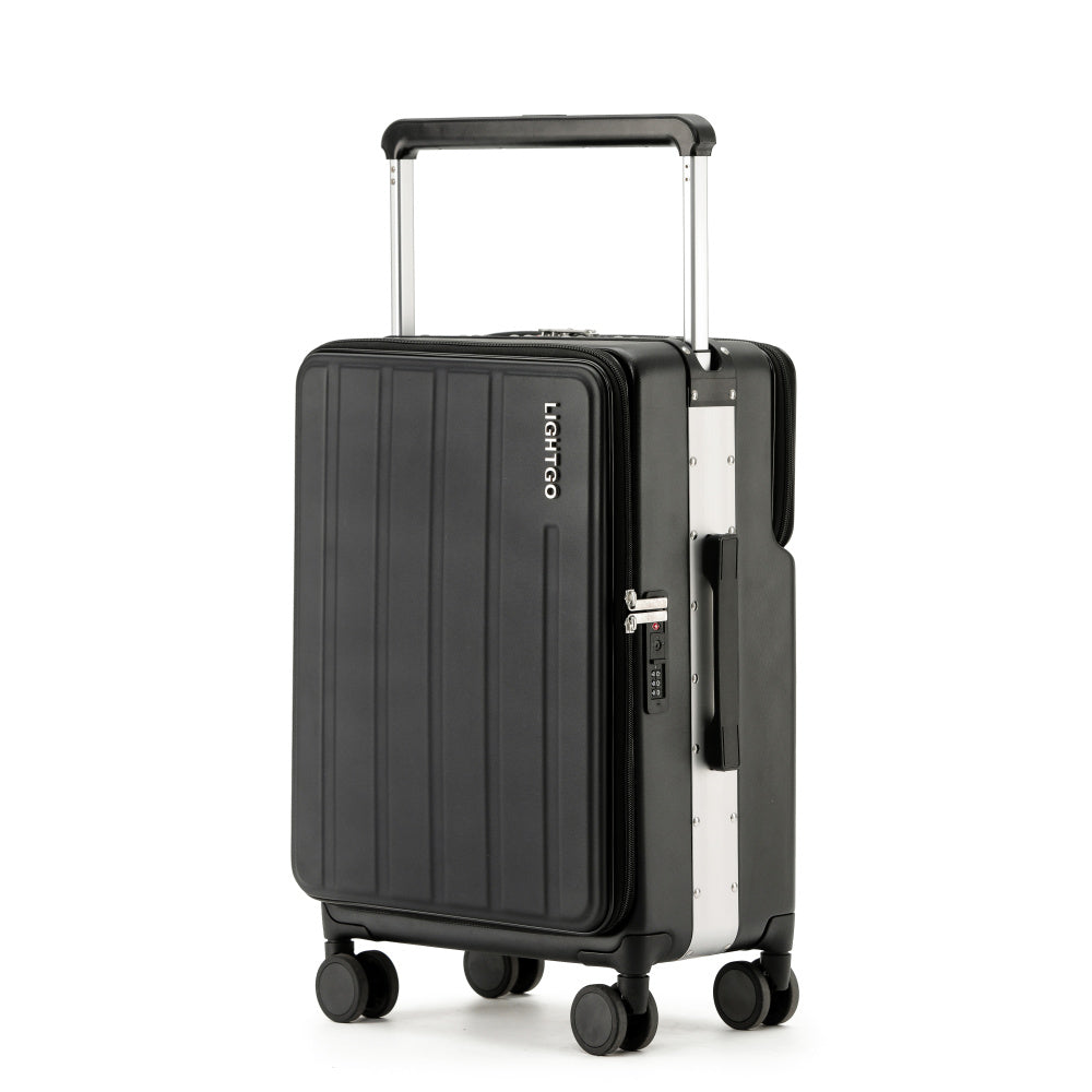 7638 Business Carry-On: Dual Laptop Access, TSA Lock, Silent Wheels