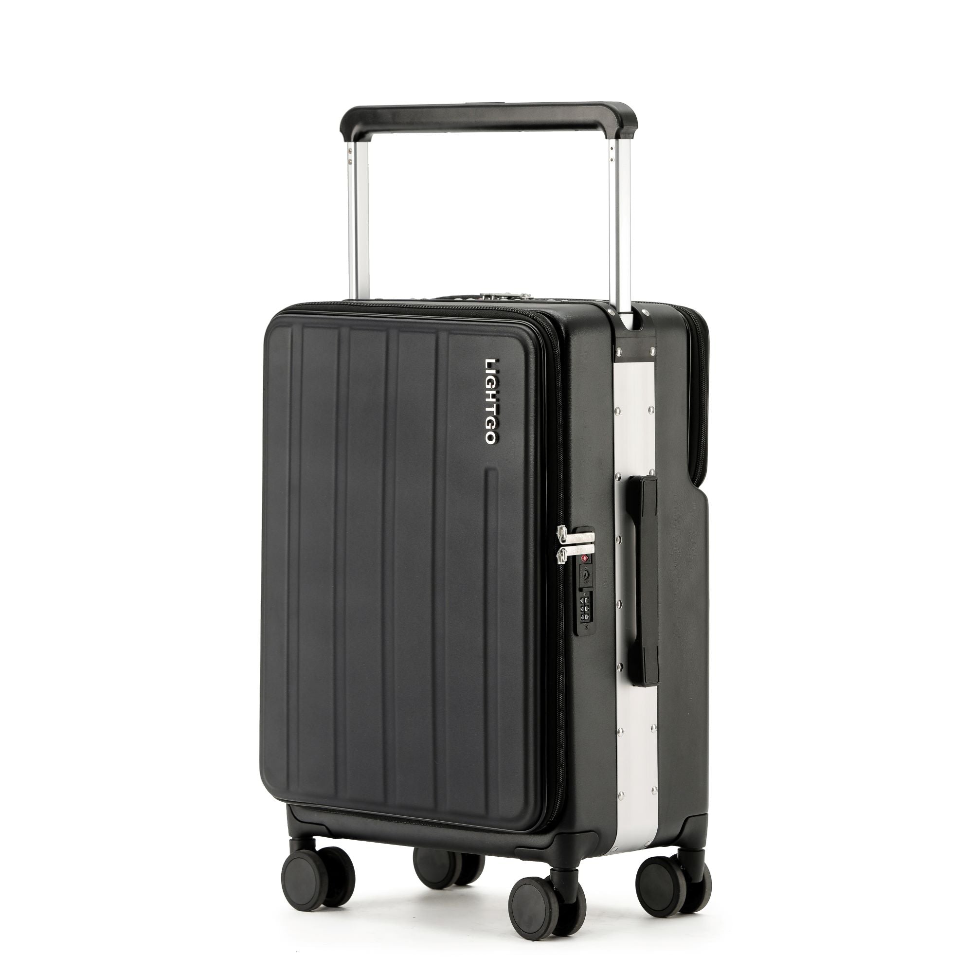 7638 Business Carry-On: Dual Laptop Access, TSA Lock, Silent Wheels