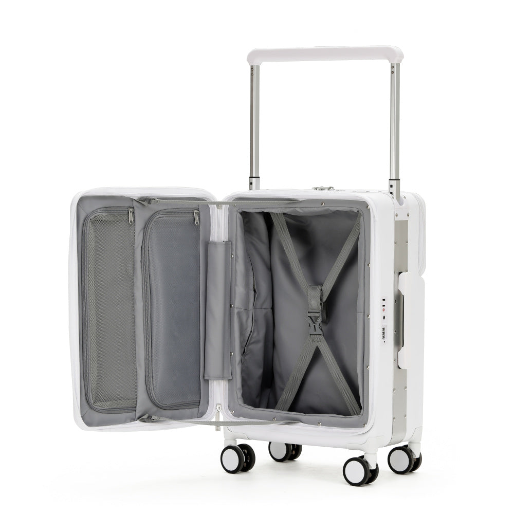 7638 Business Carry-On: Dual Laptop Access, TSA Lock, Silent Wheels