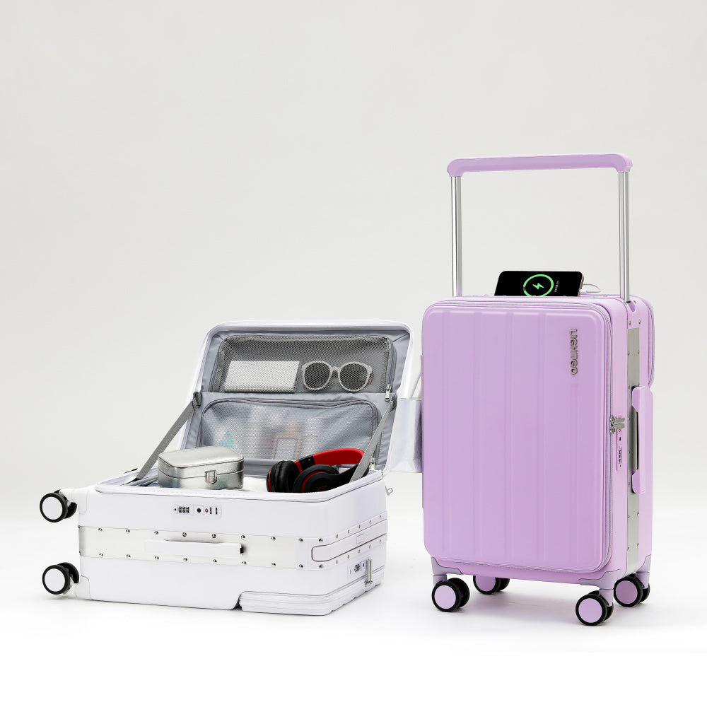 7638 Business Carry-On: Dual Laptop Access, TSA Lock, Silent Wheels