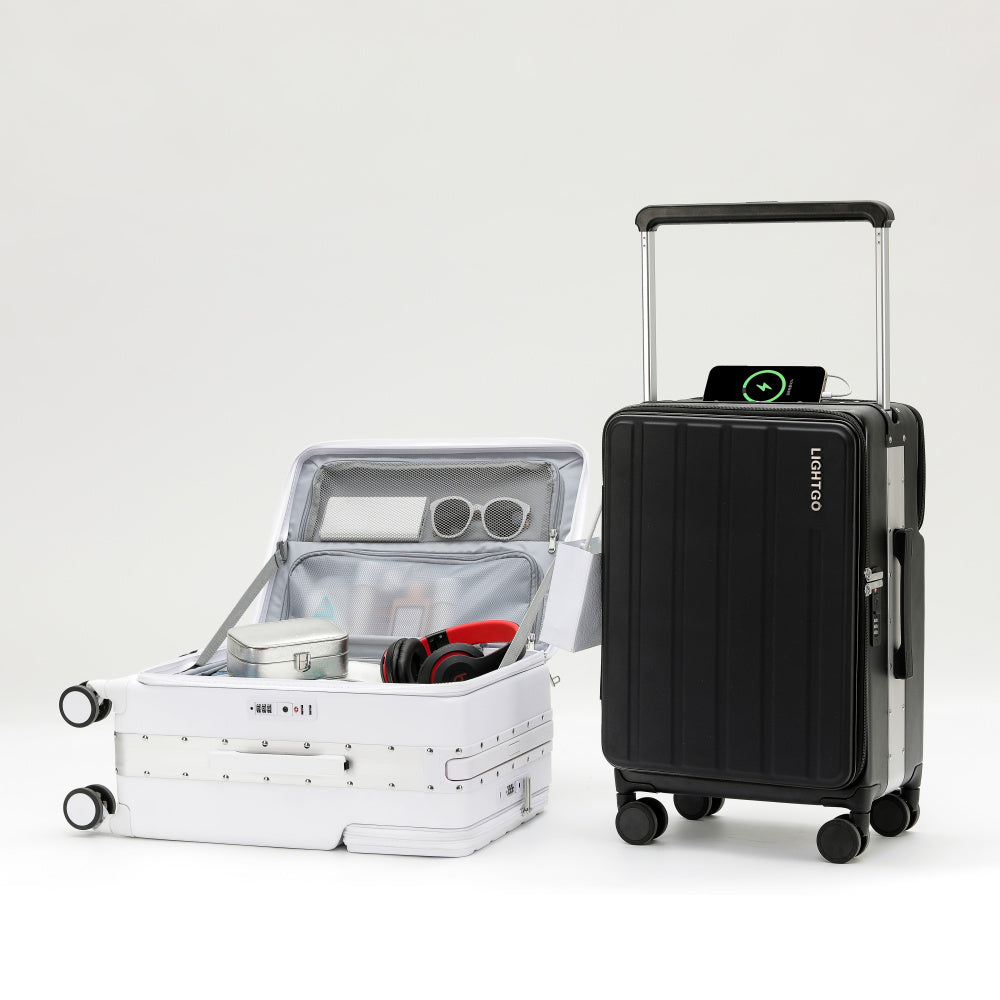 7638 Business Carry-On: Dual Laptop Access, TSA Lock, Silent Wheels