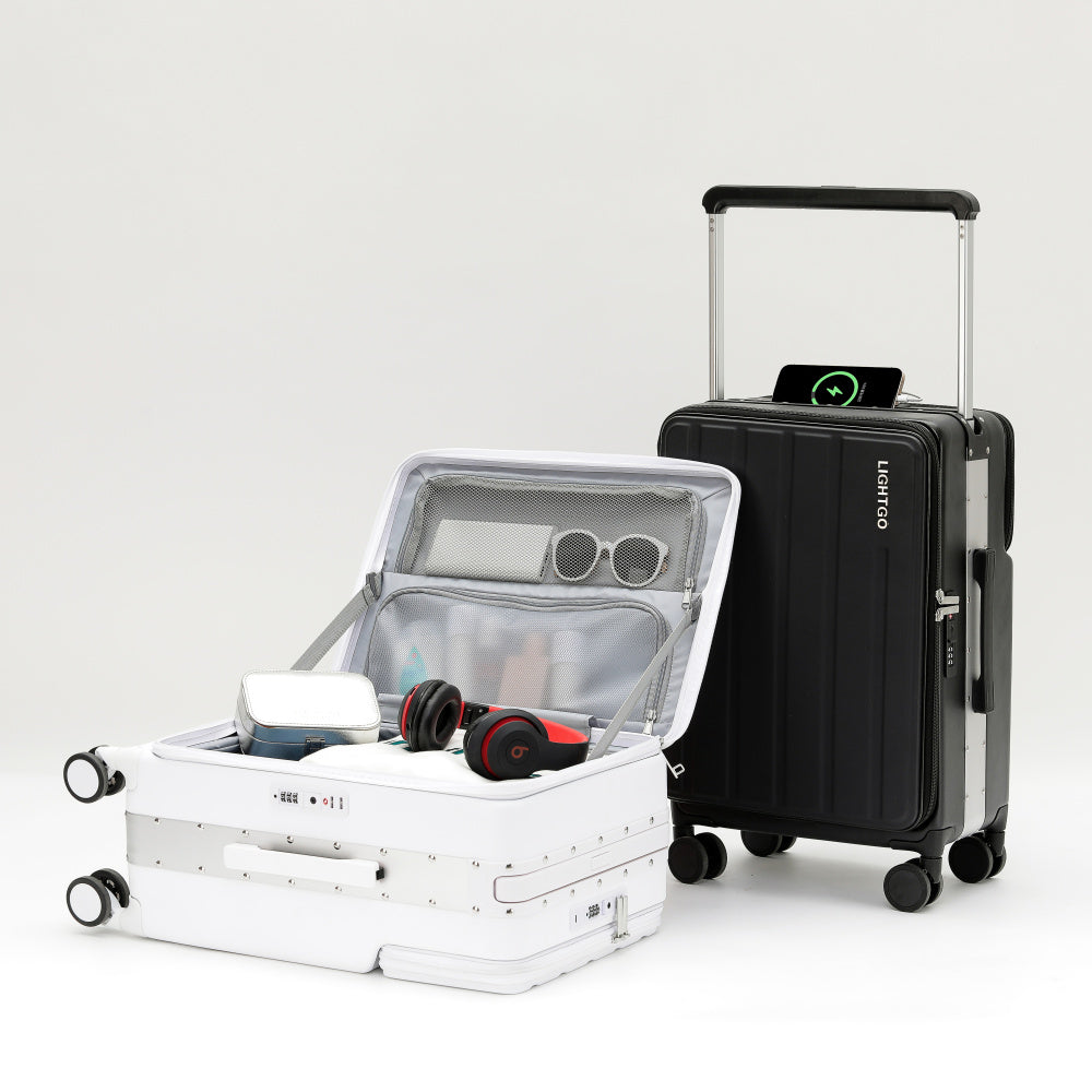 7638 Business Carry-On: Dual Laptop Access, TSA Lock, Silent Wheels