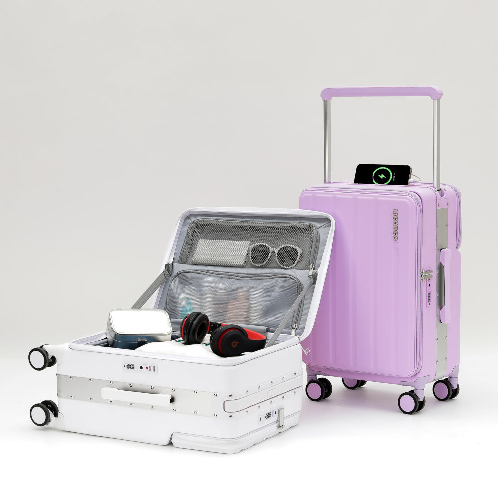 7638 Business Carry-On: Dual Laptop Access, TSA Lock, Silent Wheels