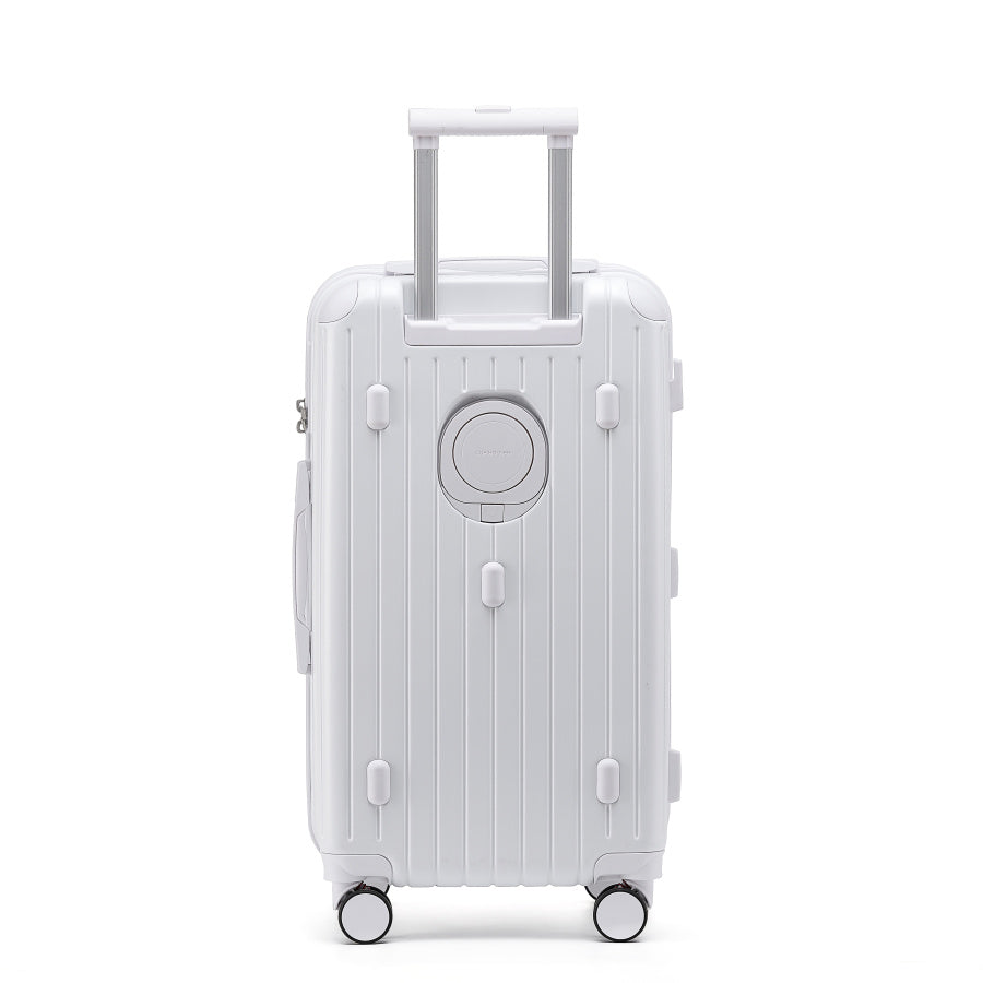 LightGo 7610 Trunk case travel suitcase large capacity with TSA lock woman business case YKK zipper