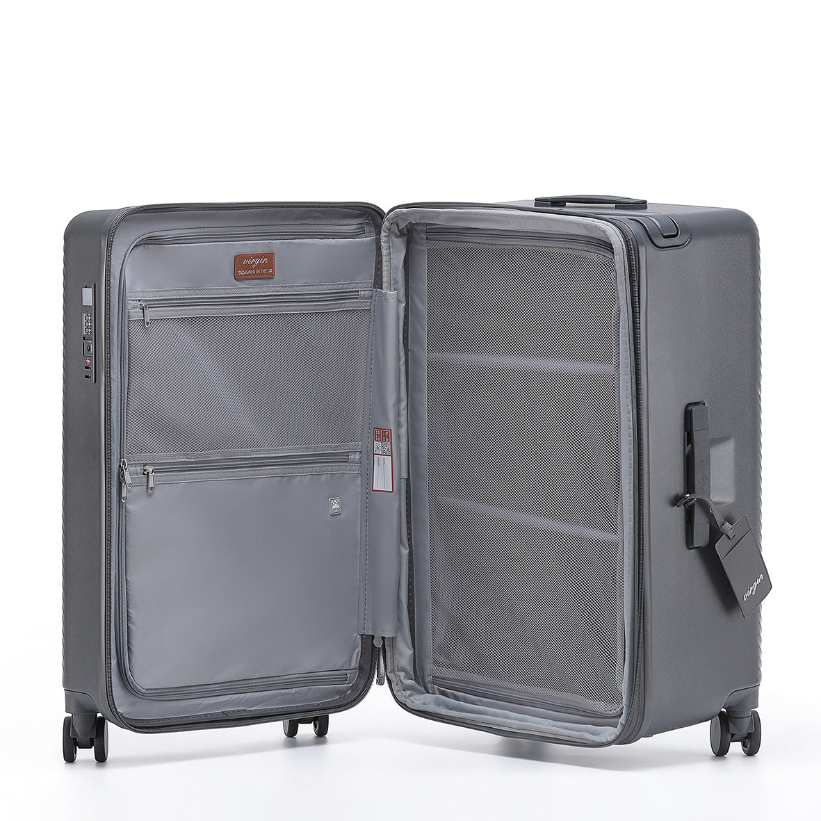 7655 Large PC Hardside Check-In Luggage w/ TSA Lock | Multi-Color