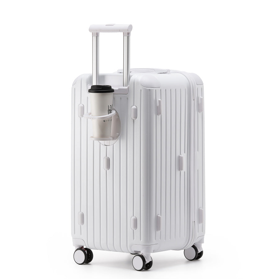 LightGo 7610 Trunk case travel suitcase large capacity with TSA lock woman business case YKK zipper