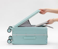 7635 large capacity front opening luggage compartment