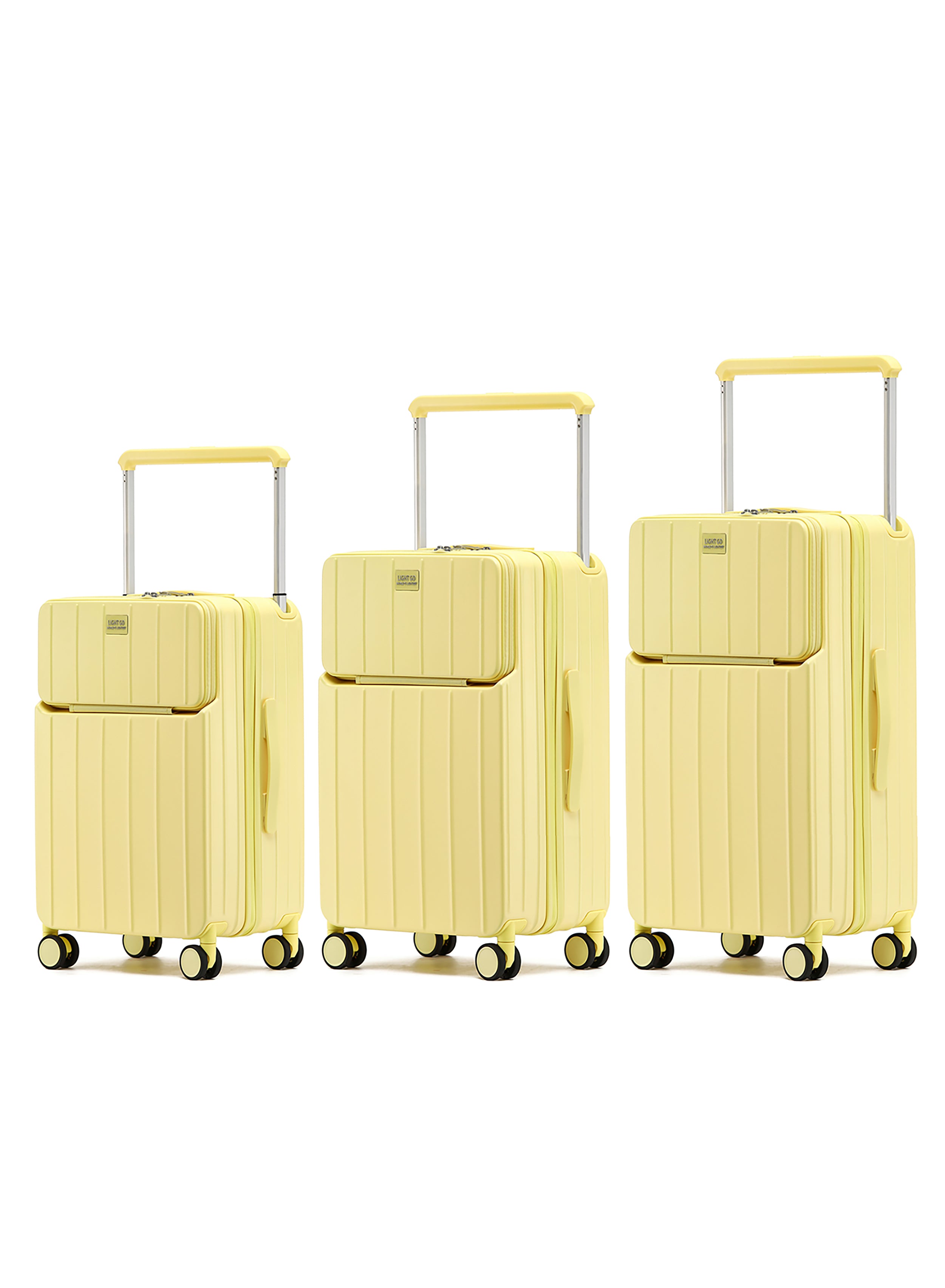 22.5-28" Aluminum Luggage w/ TSA Lock & USB Port