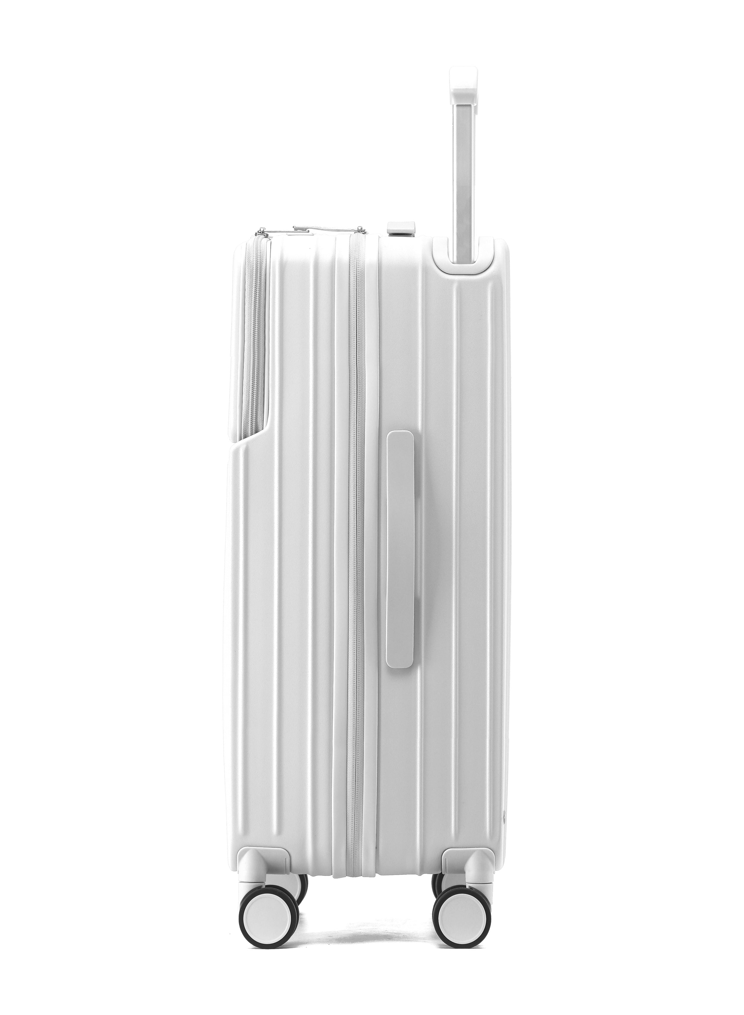 22.5-28" Aluminum Luggage w/ TSA Lock & USB Port
