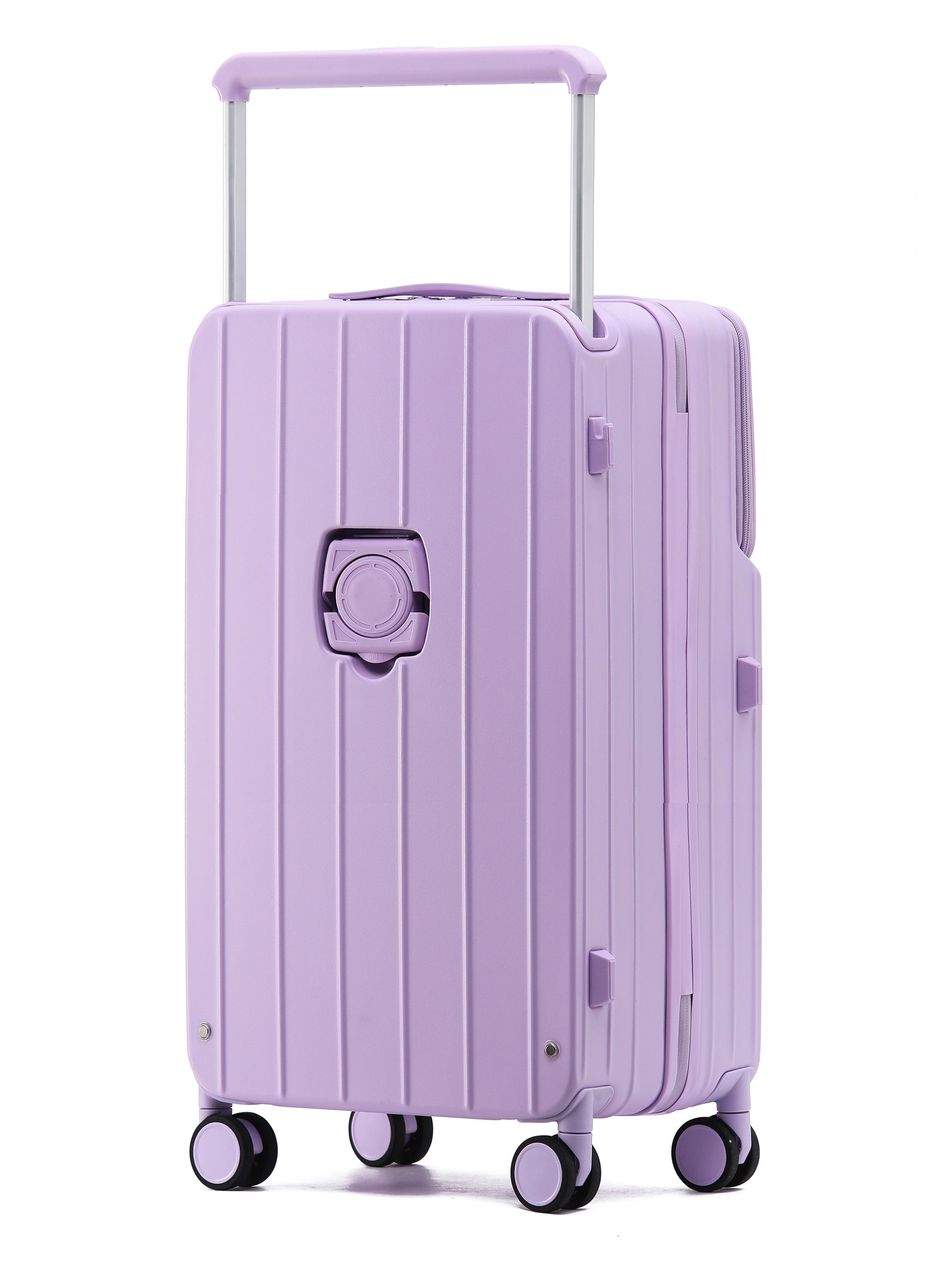 22.5-28" Aluminum Luggage w/ TSA Lock & USB Port