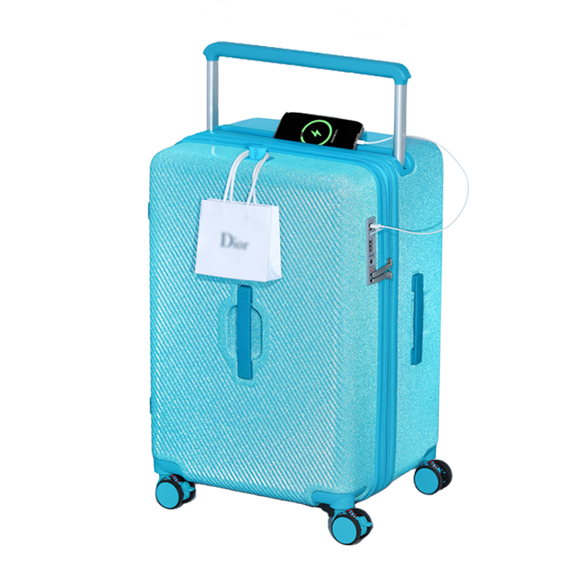 LightGo 7655 PC Suitcase check in luggage with TSA travel case multiple color options large capacity