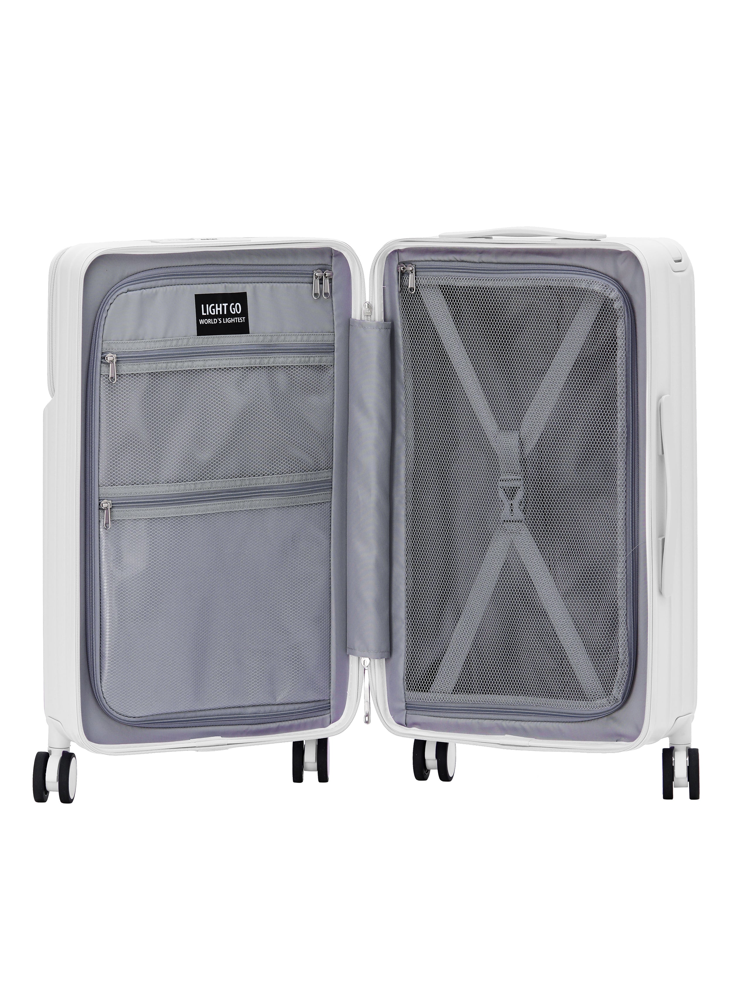 22.5-28" Aluminum Luggage w/ TSA Lock & USB Port